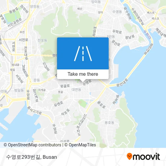 수영로293번길 map