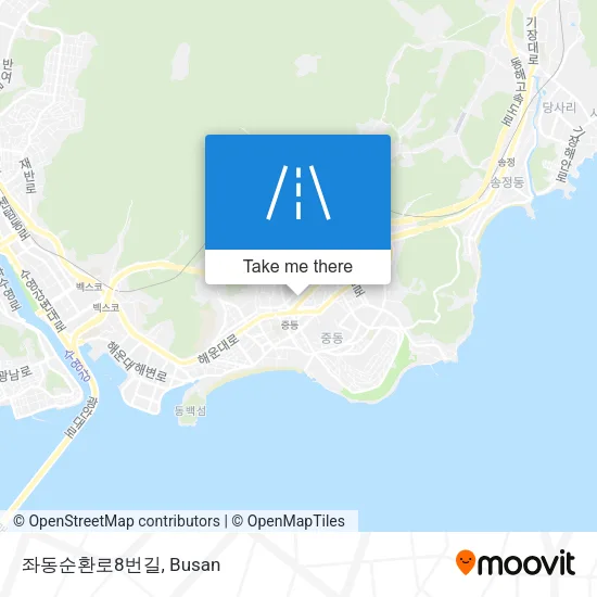 좌동순환로8번길 map