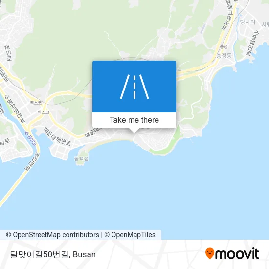 달맞이길50번길 map