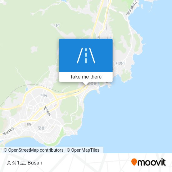 송정1로 map