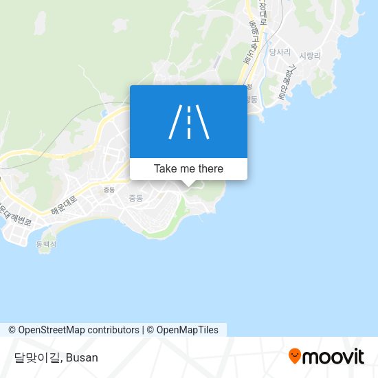 달맞이길 map