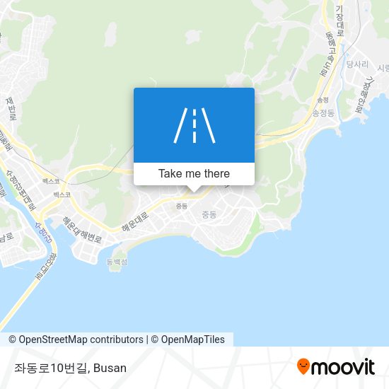 좌동로10번길 map