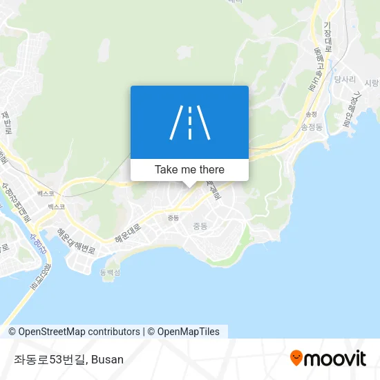 좌동로53번길 map