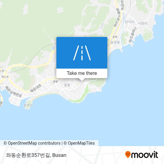 좌동순환로357번길 map