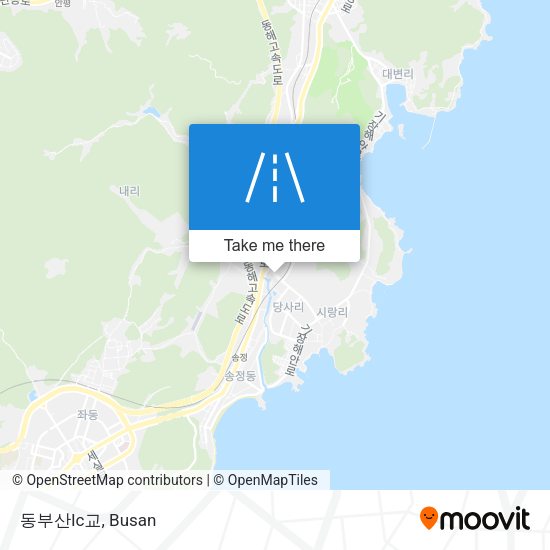 동부산Ic교 map