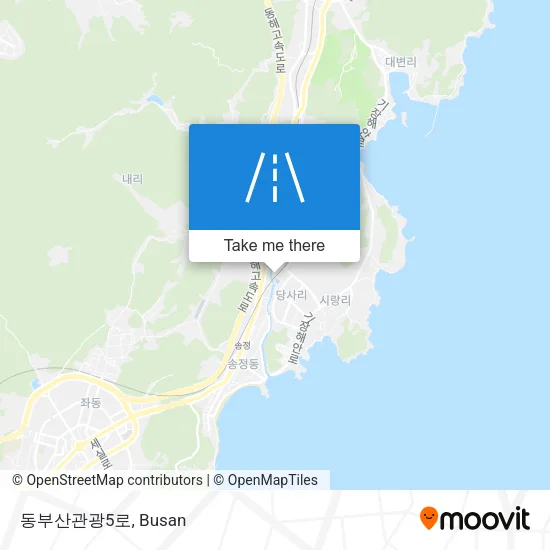 동부산관광5로 map
