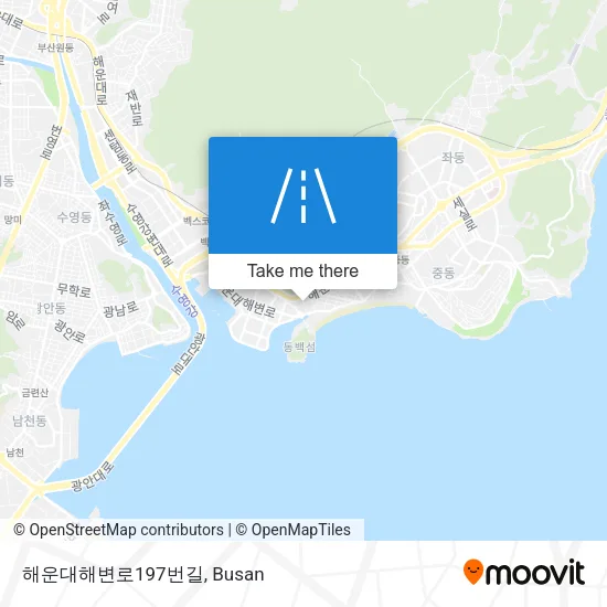 해운대해변로197번길 map