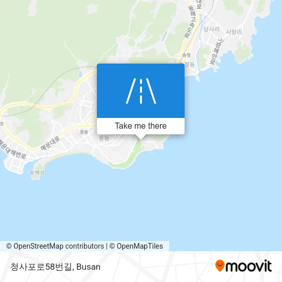 청사포로58번길 map