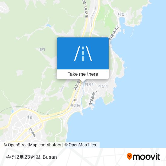 송정2로23번길 map