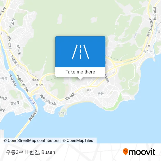 우동3로11번길 map