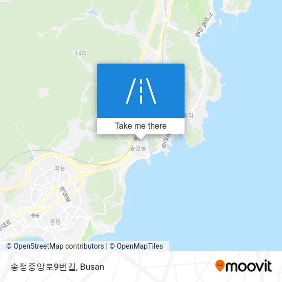 송정중앙로9번길 map