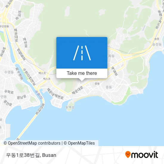 우동1로38번길 map