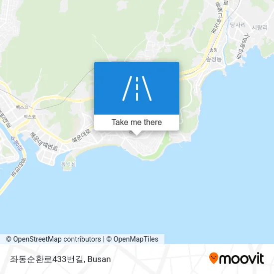 좌동순환로433번길 map