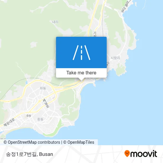 송정1로7번길 map