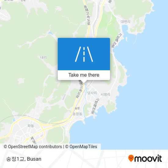 송정1교 map