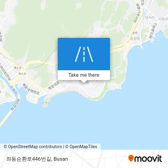 좌동순환로446번길 map