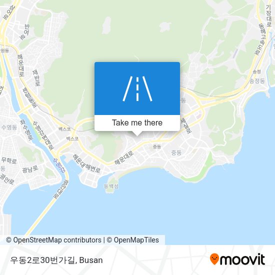 우동2로30번가길 map