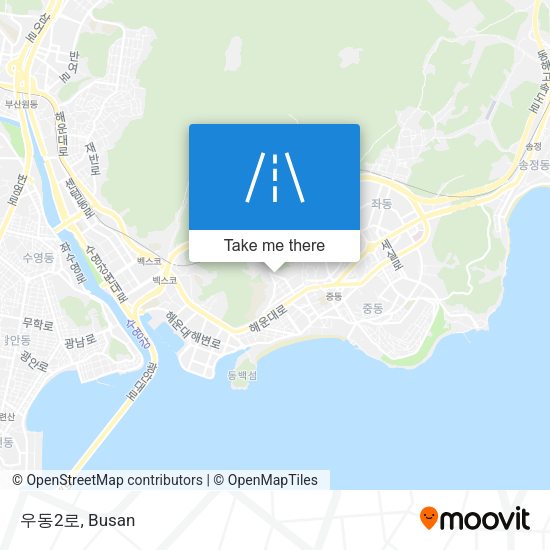 우동2로 map