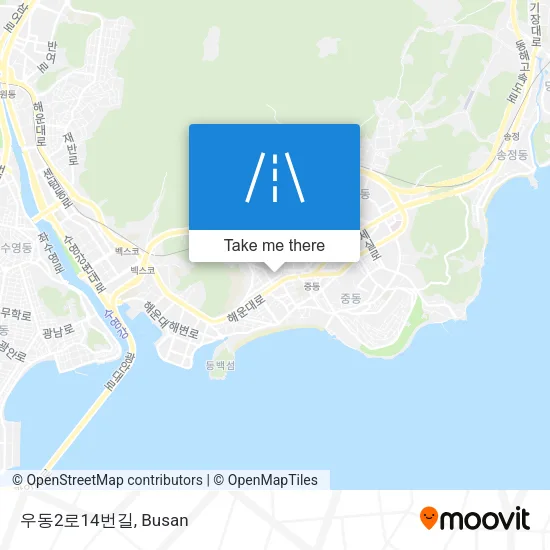 우동2로14번길 map