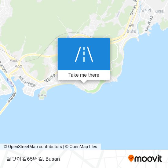 달맞이길65번길 map