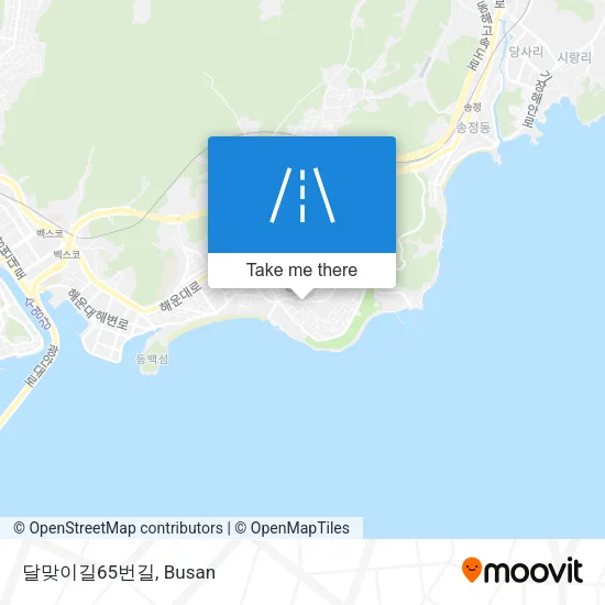 달맞이길65번길 map
