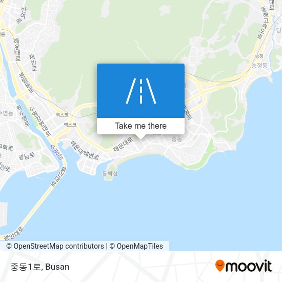 중동1로 map