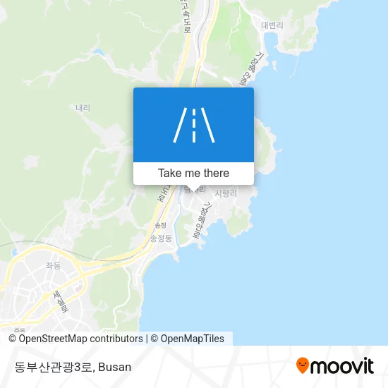 동부산관광3로 map