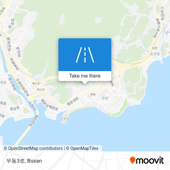우동3로 map