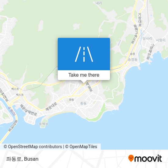 좌동로 map