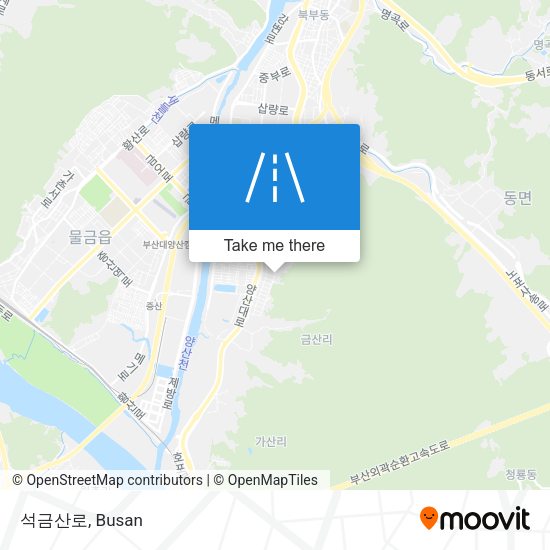 석금산로 map