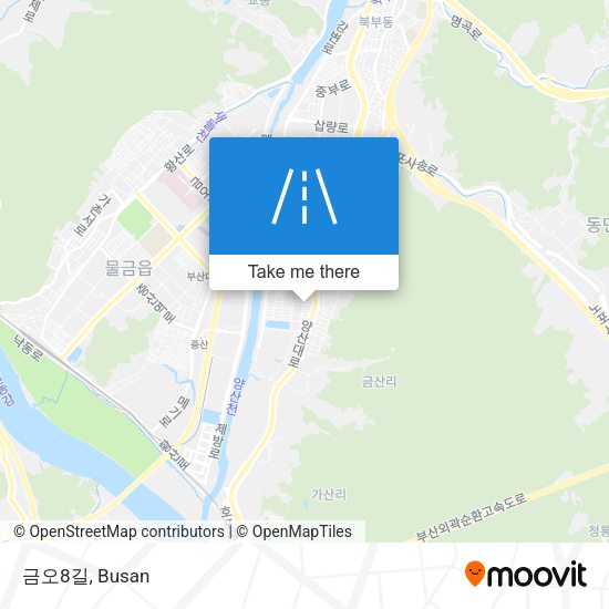 금오8길 map