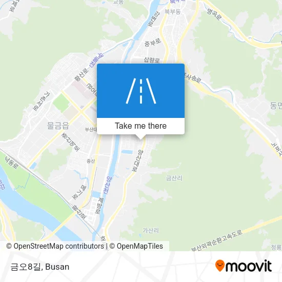 금오8길 map