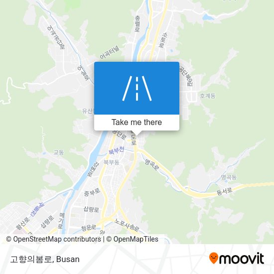 고향의봄로 map