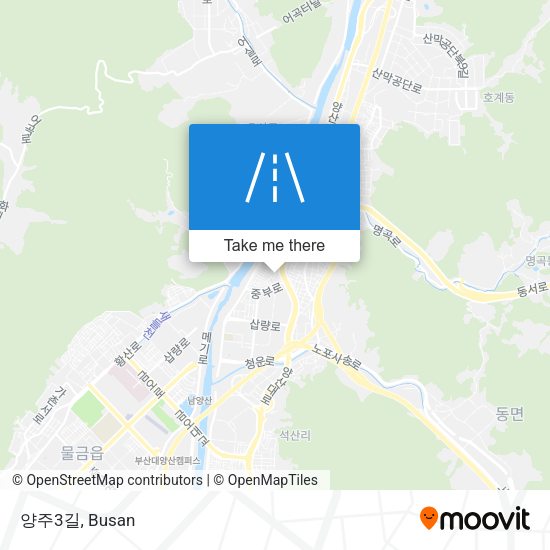 양주3길 map