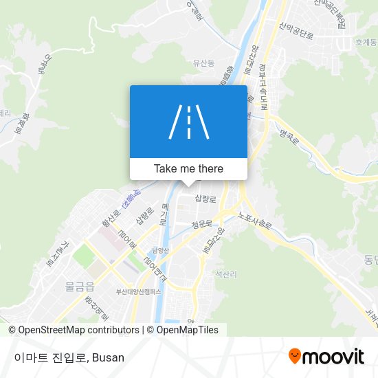 이마트 진입로 map