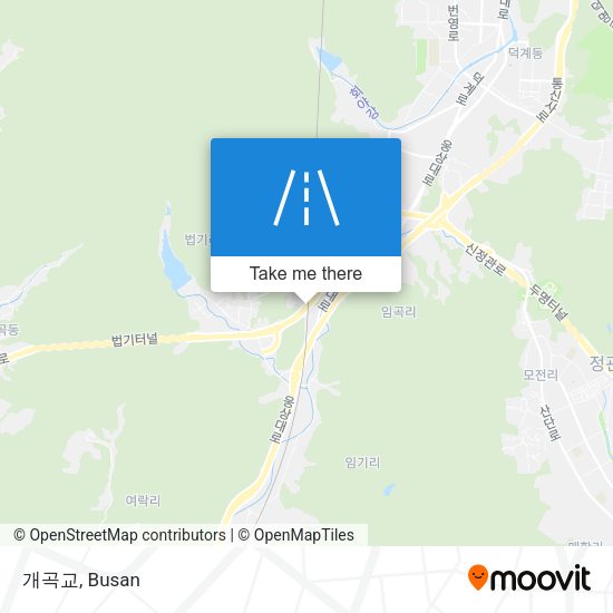 개곡교 map