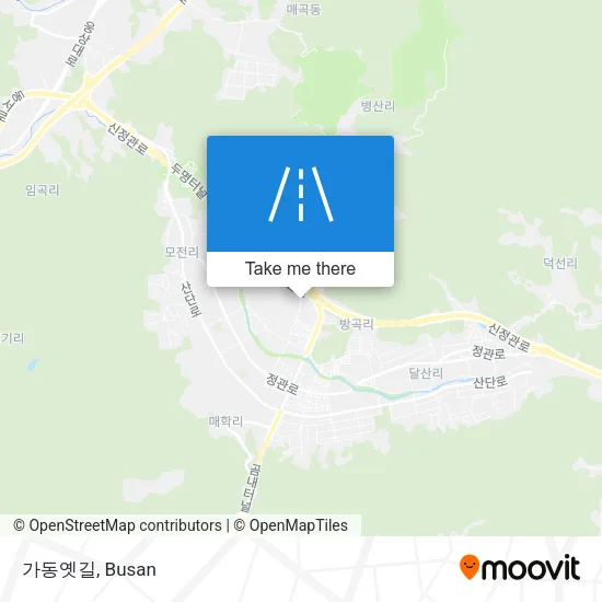 가동옛길 map