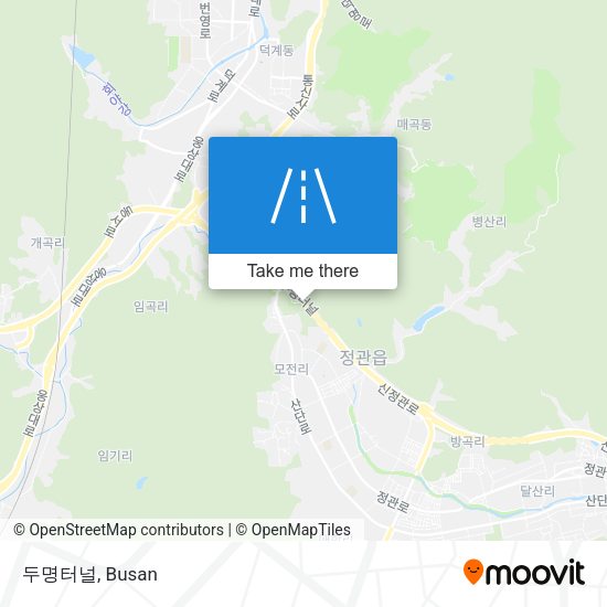 두명터널 map