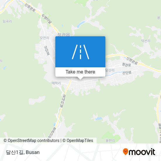 달산1길 map
