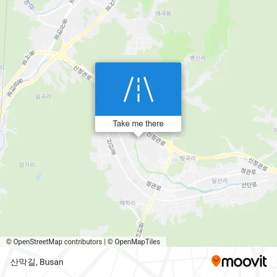 산막길 map