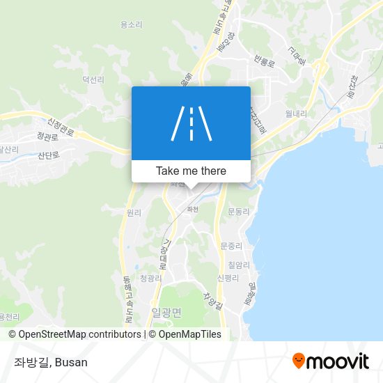좌방길 map