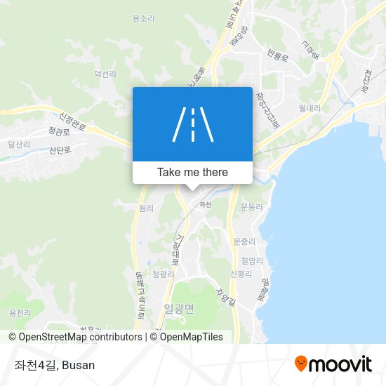좌천4길 map