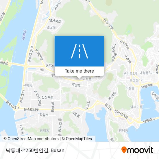 낙동대로250번안길 map