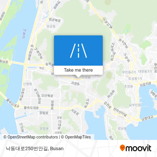 낙동대로250번안길 map