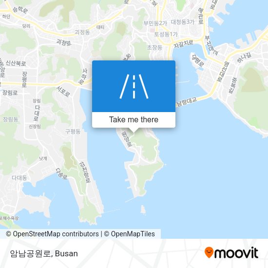 암남공원로 map