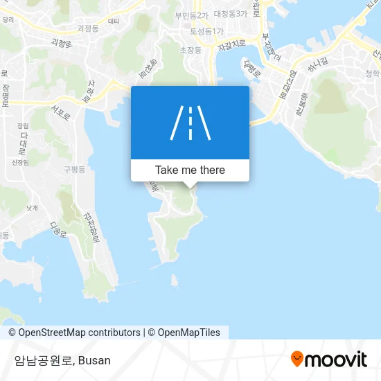 암남공원로 map