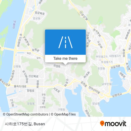 사하로175번길 map