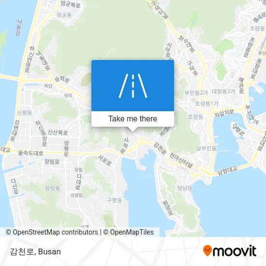 감천로 map