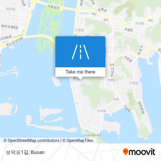 보덕포1길 map