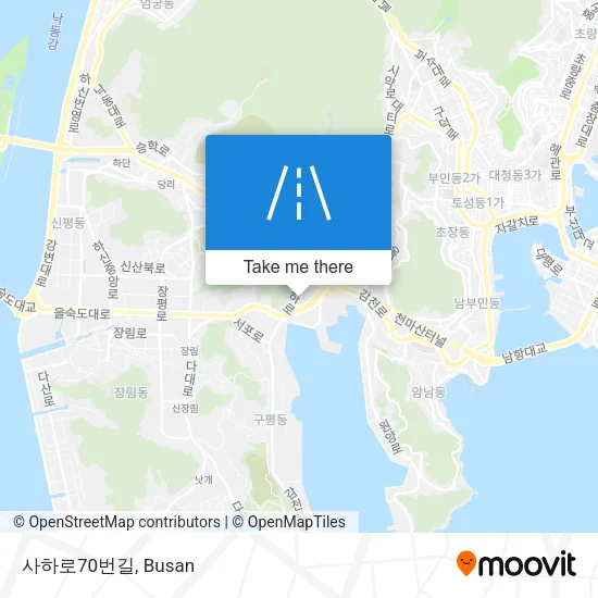 사하로70번길 map